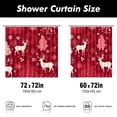 thumbnail image 5 of Durable Waterproof Polyester Shower Curtain Odorless Perfect for Your Bathroom Decor 60x72inch, 5 of 5