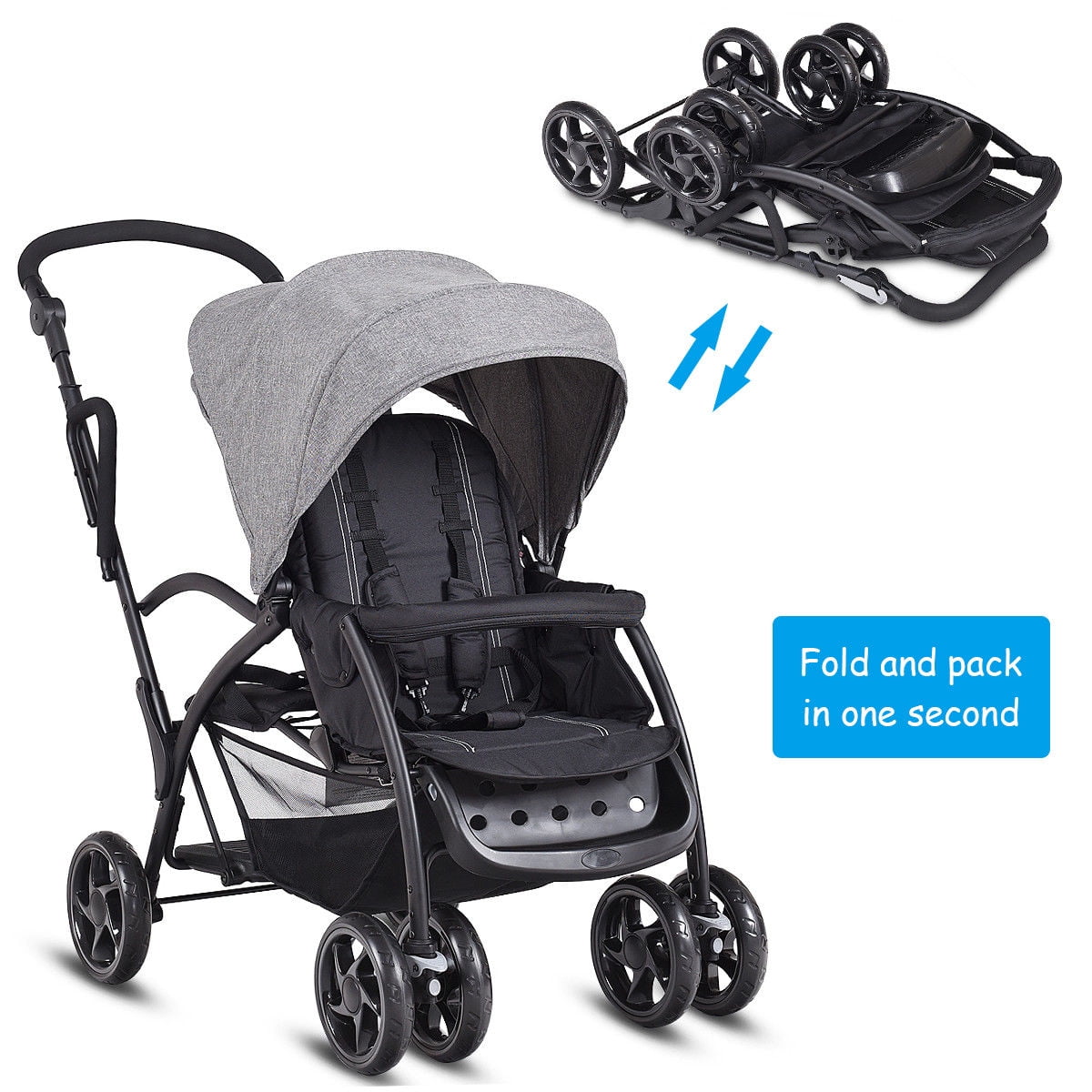 Costway sit and stand stroller outlet