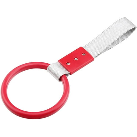 Teal Finger Grip Ring – Plastic Subway Train Bus Handle Charm With White Drift Strap