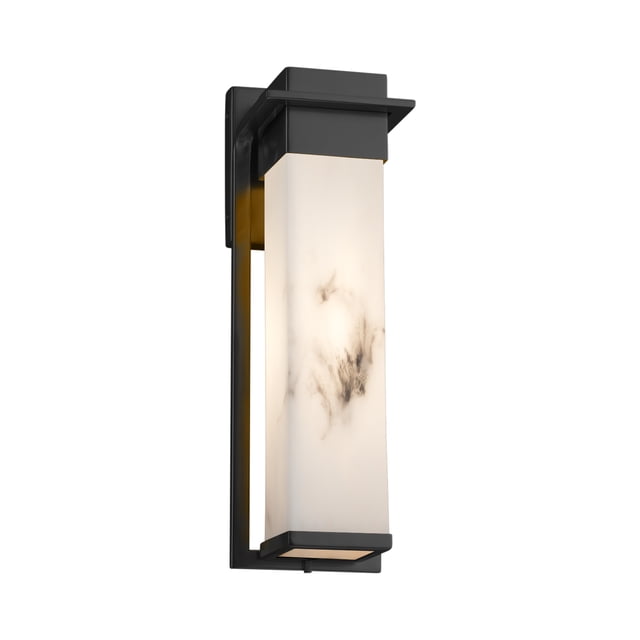 Justice Designs LumenAria LED Outdoor Wall Sconce Matte Black 16.5"