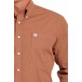 thumbnail image 2 of Cinch Brown Geometric Print - Mens Shirt  - Mtw1105610, 2 of 4