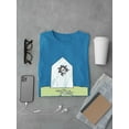 thumbnail image 3 of Broken Glass House T-Shirt Men -Wilfred Hildonen Designs, Male Medium, 3 of 4