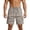 Gray, variant on Mens Cargo Casual Shorts, Drawstring Waist Button Pocket Detail, Relaxed Fit for Weekend Leisure Gatherings Gray XL