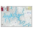 thumbnail image 2 of Kingfisher Maps Waterproof Lake Map Center Hill Lake Tennessee, 24” x 36” 0.2lb, 2 of 5
