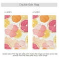 thumbnail image 4 of Yayeee Garden Flag 12" x 18" Double Sided Outdoor Yard Lawn Holiday Decorations, Pink Floral Orange, 4 of 6