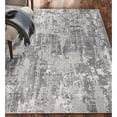 thumbnail image 5 of Signature Home Collection 7.75' x 10' Abstract-Style Area Throw Rug - Charcoal Black and Gray, 5 of 5