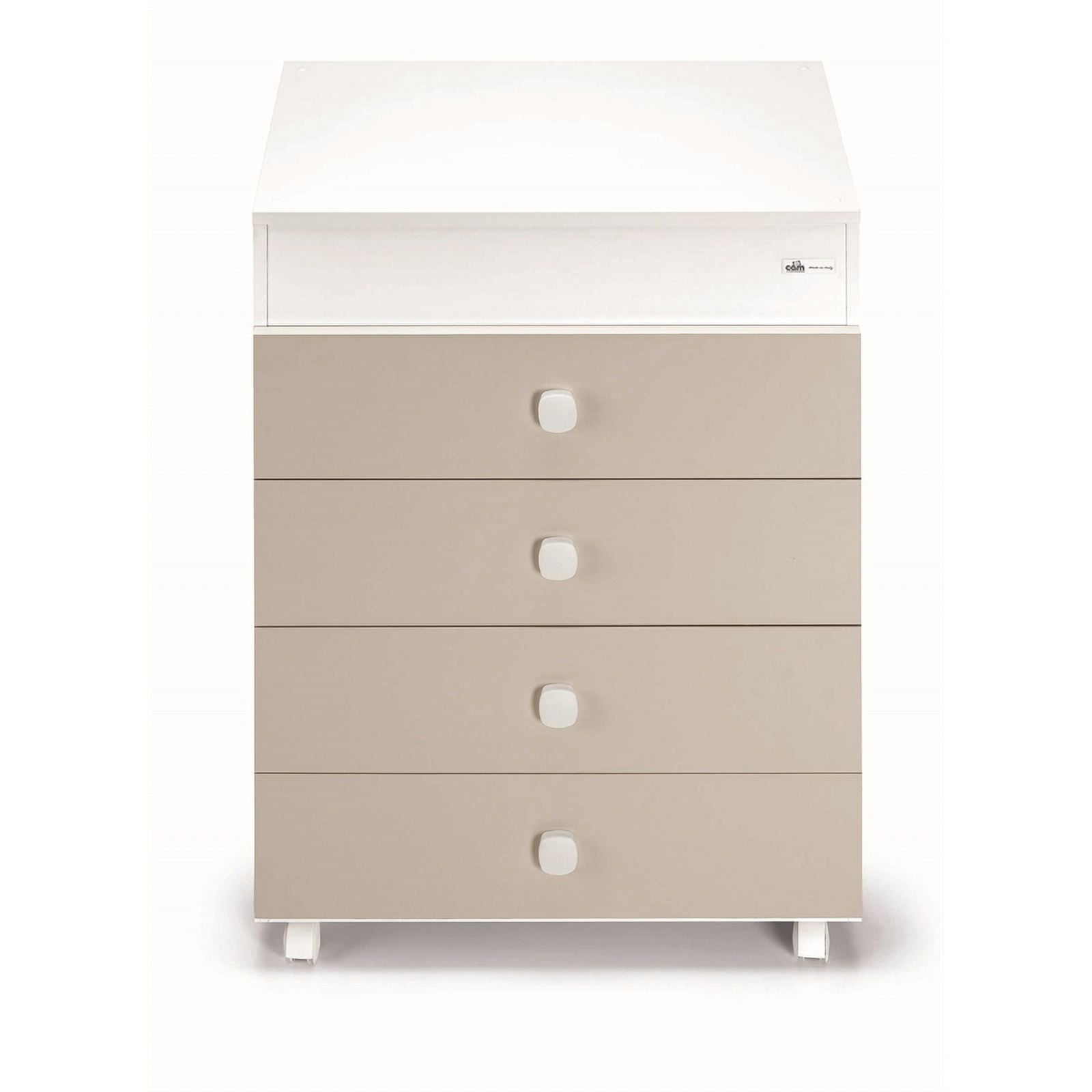 Sorelle Cassettiera Asia 4-Drawer Modern Wood Baby Bath in Multi-Color