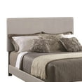 thumbnail image 2 of Leather Upholstered Twin Size Platform Bed, Gray, 2 of 2