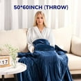 Electric Heated Blanket Throw w/ Hand Warmer, Keenstone Machine