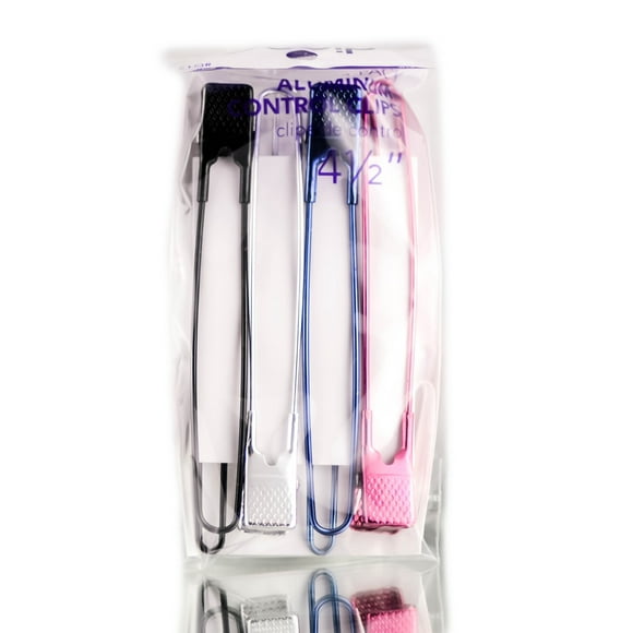 Clips de control Diane Aluminum, paquete de 4