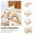 thumbnail image 2 of Yayeee Collapsible Cube Storage Bin with Lid Fabric Closet Decorative Basket with Handles, Cute Rainbow, 2 of 7
