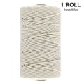 thumbnail image 1 of Cuerda de algodón Artesanía DIY Cordón de algodón Tejido Manualidades Cuerda trenzada Hilo, 5 mm, 65 m, 1 rollo seitruly HA001999-03, 1 of 6