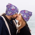 thumbnail image 5 of Kdxio Owl And Flowers Winter Beanie for Men Women Beanie Knit Hat Cuffed Cap Beanie Knit Chunky Snow Cap, 5 of 6