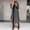 Grey, variant on Winter Thermal Christmas Coat, Pink Long Sleeve Christmas Coat, Women's Faux Wool Coat Blouse Thin Coat Trench Long Jacket Ladies Slim Long Belt Elegant Overcoat Outwear, 3XL