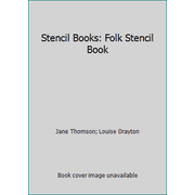 Stencil Books: Folk Stencil Book, Used [Paperback]