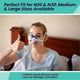 thumbnail image 4 of 8 Pack Hypoallergenic CPAP Mask Liners for ResMed N20 Lightweight Fabric Covers, 4 of 5