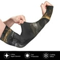 thumbnail image 2 of Zufioo Gothic Raven Portrait Pattern Ice Silk Arm Sleeves, Non-slip and UV-resistant Sleeves, Suitable for Sports and Outdoor Activities, Unisex, 2 of 7