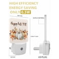 thumbnail image 6 of Fall Night Lights Auto Sensor Harvest Pumpkin Plug-in LED Nightlights Dusk to Dawn for Living Room, Bedroom, Bathroom, Hallway, Stairways Thanksgiving Wall Decor, Happy Fall Y'all Night Light, 6 of 9