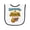 White and Black, variant on Inktastic Apparently I Love Basketball Funny Baby Terry Cloth Bib