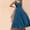 Blue, variant on Zorckvet Womens Dresses Sleeveless Casual Loose Plain Crewneck Trendy Long Boho Dress for Ladies