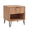 thumbnail image 2 of Pemberly Row Commode Standard à 3 Tiroirs 2 Pcs et Table de Nuit 1.0 en Brun Doré, 2 of 13