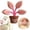 Pink, variant on Magnetic Leaf Clip - 1 Pack Decorative Fridge Magnet Clip for Photos Notes - Strong Magnetic Memo Holder for Kitchen Office Board - Green