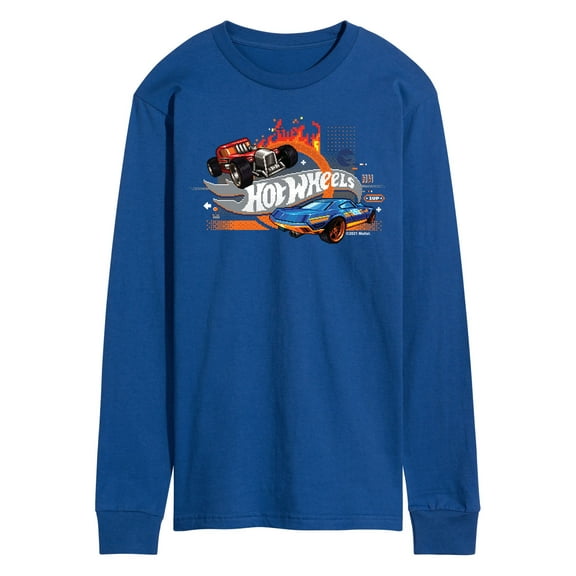 Hot Wheels - 8 Bit Game Cars - Men's Long Sleeve T-Shirt