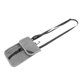 thumbnail image 3 of Cartera para El Cuello con Soporte para Pasaporte con Bloqueo RFID Bolsa De Viaje RFID De Gran Capacidad De Nailon Impermeable para Viajes Seguros(Gris), 3 of 5
