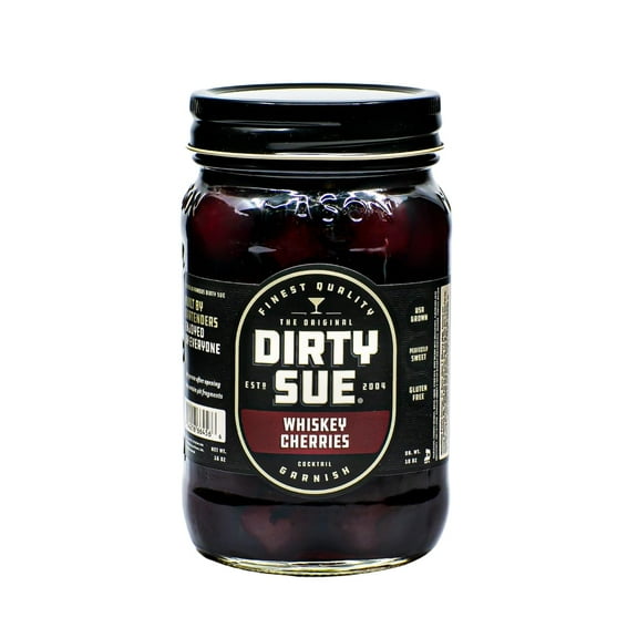 Dirty Sue Whiskey Cocktail Cherries (1 Pack)