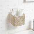 thumbnail image 4 of BESTYASH Organizador De Cepillos De Dorado Montado En Pared Con Adhesivo Impermeable Para, 4 of 6
