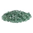 thumbnail image 2 of American Fireglass 10 LB Bag 1/2 Inch Reflective Fireplace Glass, Evergreen, 2 of 5