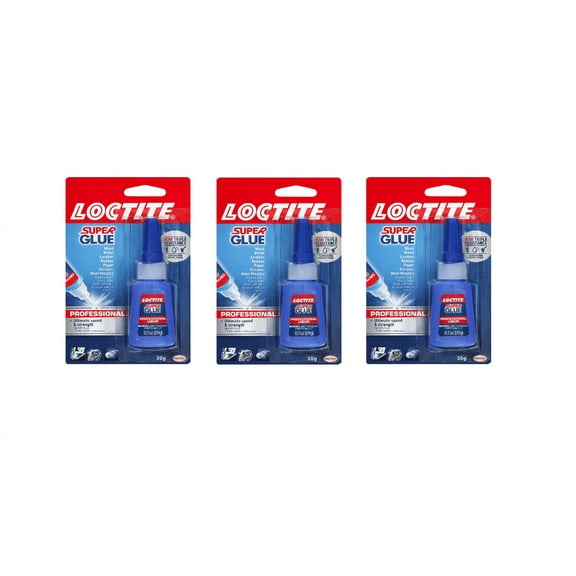 Loctite 1365882 Liquid Professional Super Glue 20-Gram Bottle (3 Pack)