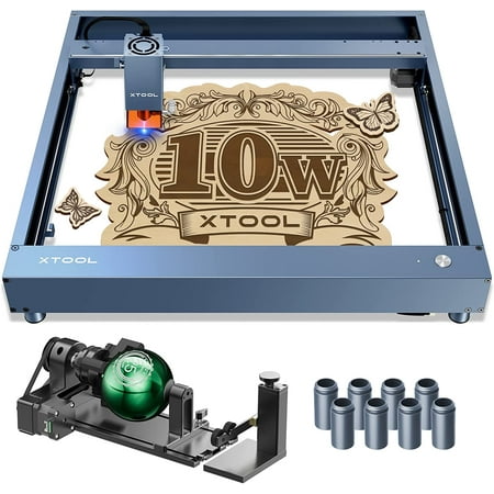 

xTool D1 Pro Upgraded 60w Laser Engraver with RA2 Pro Rotary 10w Output Power Higher Accuracy Laser Engraving Cutting Machine