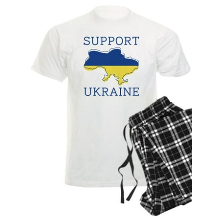 

CafePress - Support Ukraine - Men s Light Pajamas