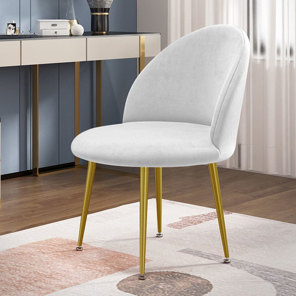 Silver Fox Velvet Fabric Elastic Home Hotel Dining Chair Duckbill Chair Cover