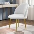 thumbnail image 1 of Silver Fox Velvet Fabric Elastic Home Hotel Dining Chair Duckbill Chair Cover, 1 of 6