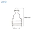 thumbnail image 2 of Unique Bargains Overall Buckles, 10 Pack Retro Metal Suspender Replacement Buckles 25mm, 2 of 5