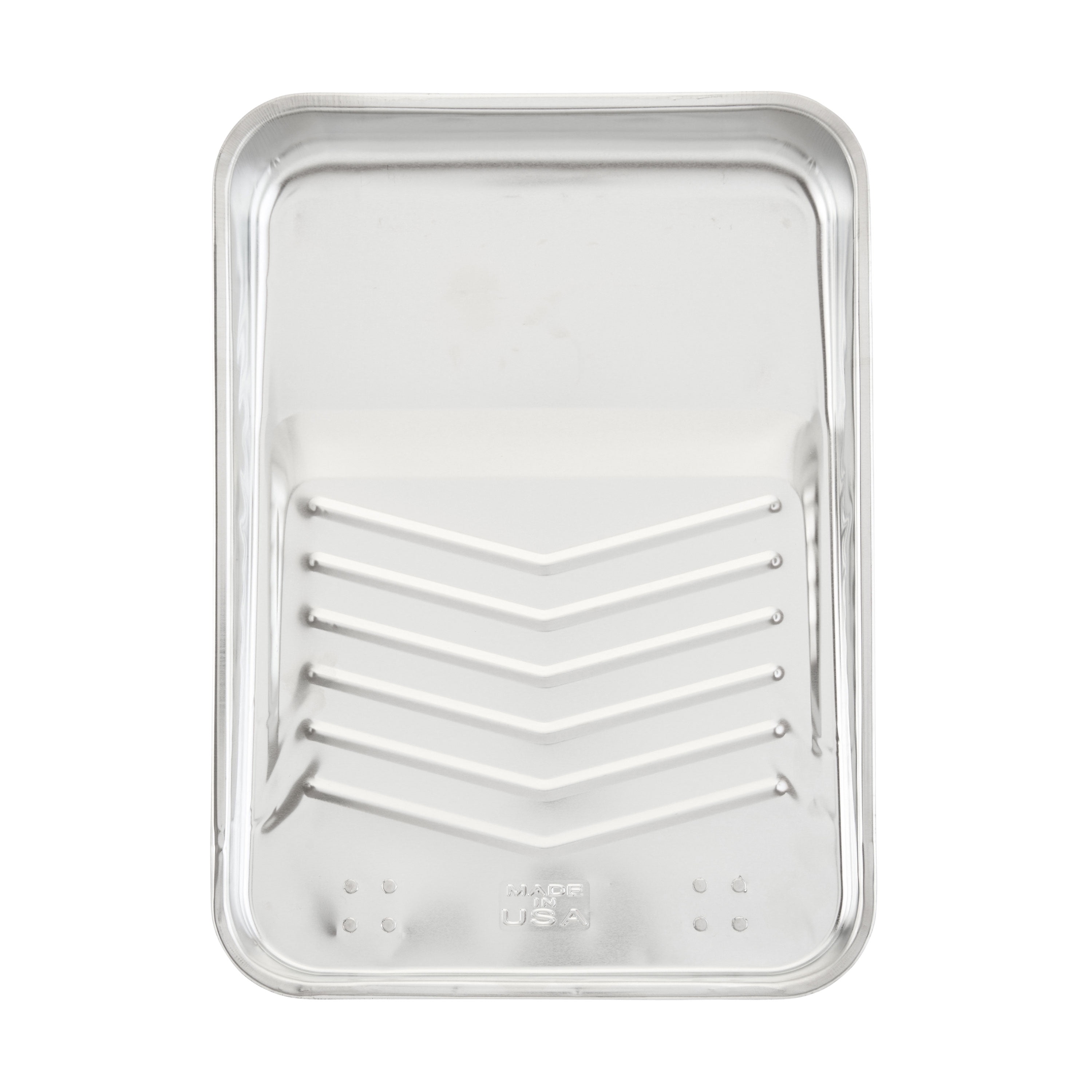 Solvent-Resistant Reusable Metal Paint Tray by Linzer
