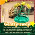 thumbnail image 4 of Happy Holiday Cat Christmas Spring Toy, Christmas Tree, Interactive Cat Teasing Toy for Indoor Kitty, 4 of 6