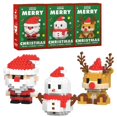 thumbnail image 2 of Regalos de Navidad, serie de microbloques de construcción, rompecabezas de renos de Papá Noel, ensamblaje de ladrillos, decoración de mesa, juguetes para niños, 2 of 5