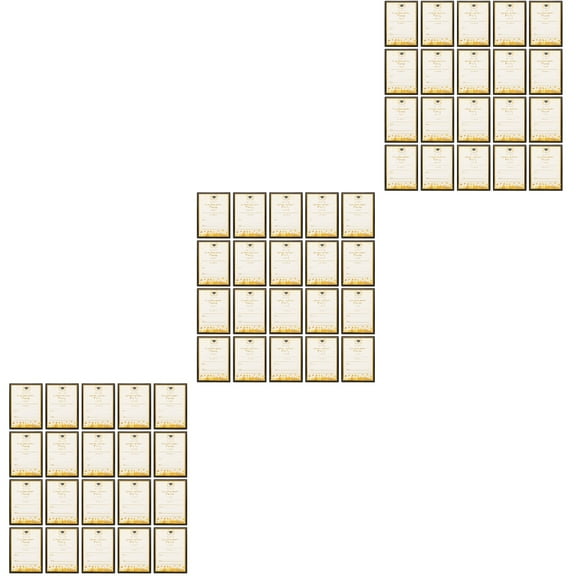 3 Pack Grad Celebration Cards Congrats Announcements Dinner Party