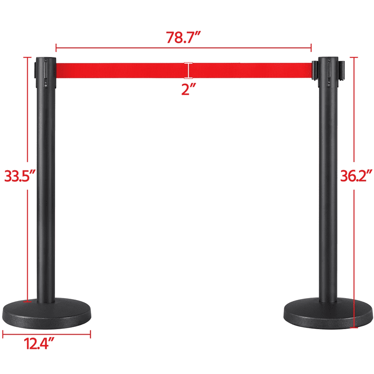 Buy Retractable Barrier Tape Adjustable Crowd Control
