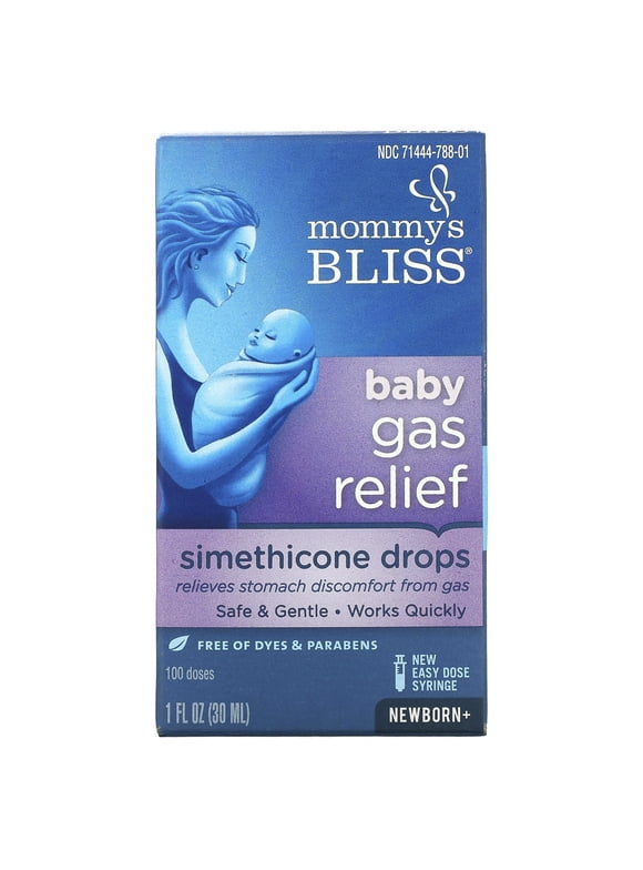 Mommy's Bliss Baby Gas Relief, Simethicone Drops, Newborn+, 1 fl oz (30 ml)