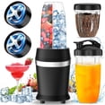 thumbnail image 1 of Colarlemo 12-Piece Smoothie Blender Maker 25,000 RPM Personal Blender for Ice Crushing Smoothies & Frozen Drinks Nuts with 23oz, 32oz, 37oz Portable, 1 of 9
