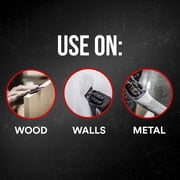 3M Pro Grade Precision Sandpaper, 80 Grit, No-Slip Grip Backing, 3 2/3 in. x 9 in., 6 Sheets