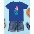 thumbnail image 3 of Elephant With Balloons T-Shirt Juniors -Image by Shutterstock,  Small, 3 of 4