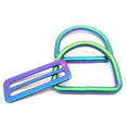 thumbnail image 3 of thinsony Scuba Diving Harness 5cm Weight Belt Keeper Slider Slide Buckle 60x22mm, 3 of 5