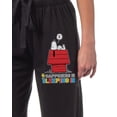 thumbnail image 2 of Peanuts Women's Snoopy Happiness Is Sleeping In Sleep Jogger Pajama Pants, 2 of 6