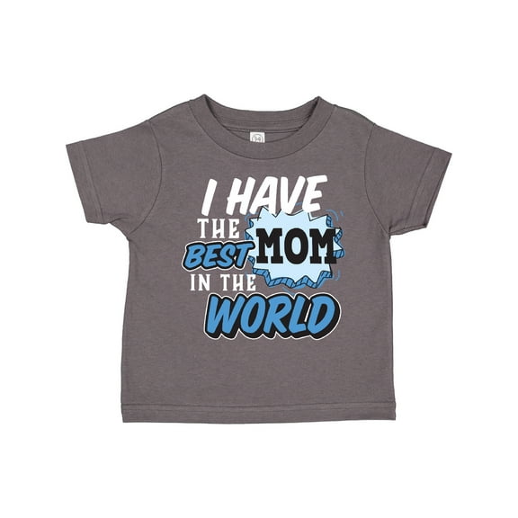 Inktastic I Have the Best Mom in the World with Speech Bubble Boys Toddler T-Shirt