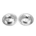 thumbnail image 2 of Power Stop Rear Pair of Drilled and Slotted Brake Rotors JBR1544XPR, 2 of 4